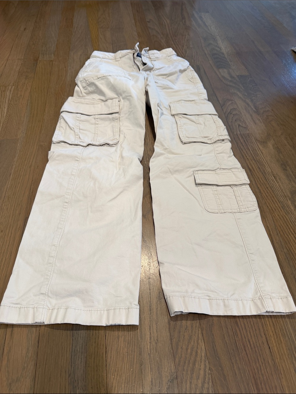 Hollister Beige Cargo Pants - Utility Style